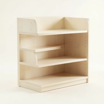 Harbor Bend Desktop Shelving Unit - Ivory (synthetic illustration; no displayed measurements)