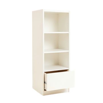 Dune Dale Narrow Cubby Tower - White
