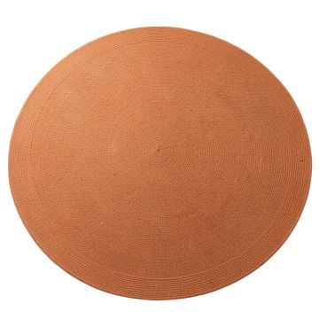 Heath Arc Round Area Rug - Terracotta
