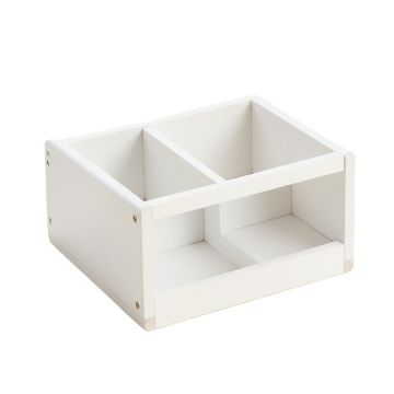 Moss Bend Empty Coffee-Station Organizer - White (synthetic illustration; no displayed measurements)