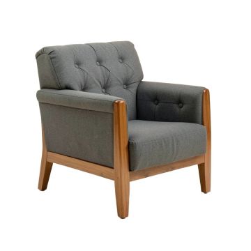 Hiorulf 33 '' Wide Tufted Polyester Armchair