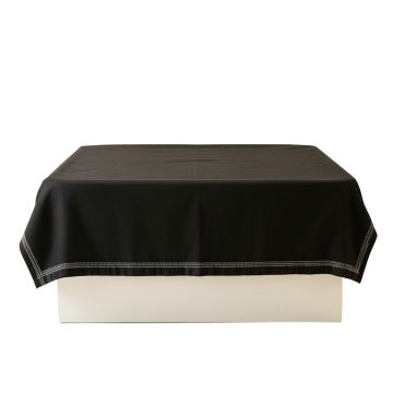 Wren Edge Flat Bed Sheet - Black