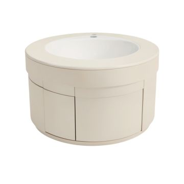 49 '' Double Bathroom Vanity Round With Sink
