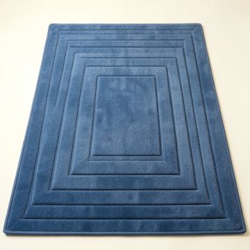 Hazel Canyon Rectangular Outdoor Rug - Blue (synthetic illustration; no displayed measurements)