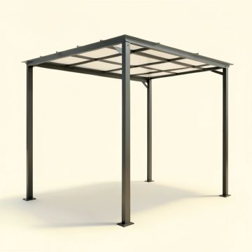 18 Ft. W X 2 Ft. D Aluminum Pergola (synthetic illustration; no displayed measurements)