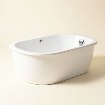 Juno 71 '' X 32 '' Freestanding Soaking Acrylic Bathtub (synthetic illustration; no displayed measurements)