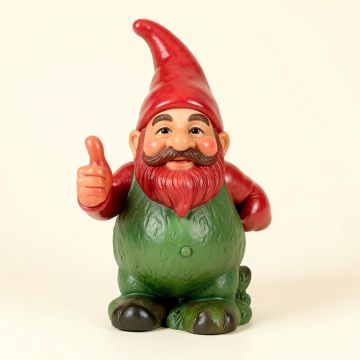 Gnomes Of Toad Hollow Rumple The Garden Gnome Thumbs Up Statue (synthetic illustration; no displayed measurements)