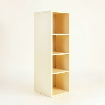 Vale Bluff Narrow Cubby Tower - Cream (synthetic illustration; no displayed measurements)