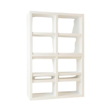 Summit Crest Empty Vertical Garden Frame - White