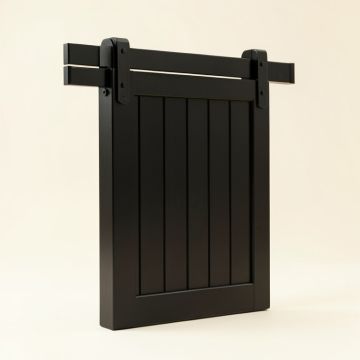 Rustic Sliding Standard Single Track Barn Door Hardware Kit (synthetic illustration; no displayed measurements)