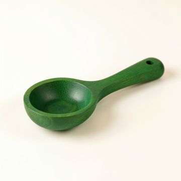 Pine Bend Cooking Spoon - Green (synthetic illustration; no displayed measurements)