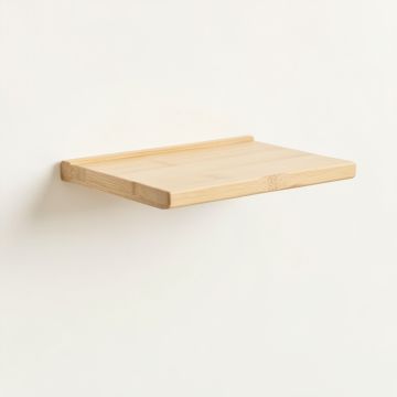 Juniper Edge Wall-Mounted Cat Perch - Beige (synthetic illustration; no displayed measurements)