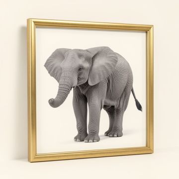 Elephant In The Room Framed Art (synthetic illustration; no displayed measurements)