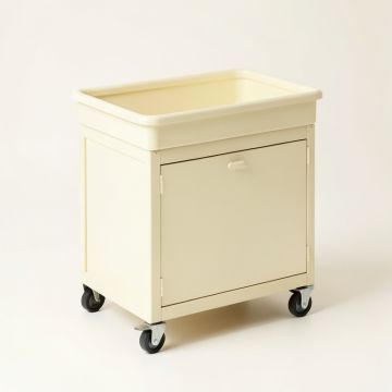 Sage Bluff Empty Rolling Workshop Cart - Cream (synthetic illustration; no displayed measurements)
