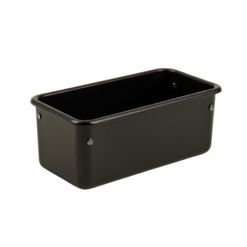 Juniper Bridge Empty Railing Planter With Integral Brackets - Black