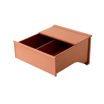 Birch Brook Under-Desk Drawer Unit - Terracotta
