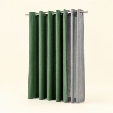 Door Curtain Semi-Sheer Thermal Curtain Panel (synthetic illustration; no displayed measurements)