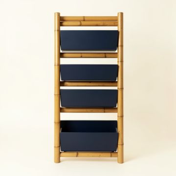 Ash Bend Empty Vertical Garden Frame - Navy (synthetic illustration; no displayed measurements)