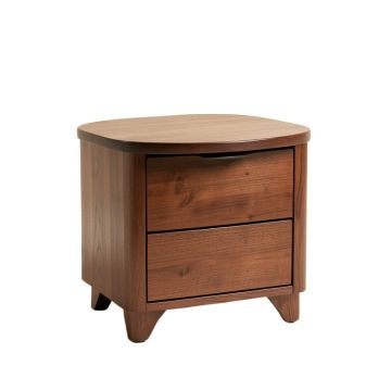 Krish Rounded 2 Drawer Nightstand