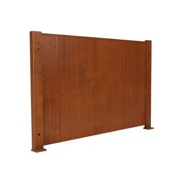 4 Ft. H X2 Ft. W Screen Series Blocks Corten Steel Privacy Screen