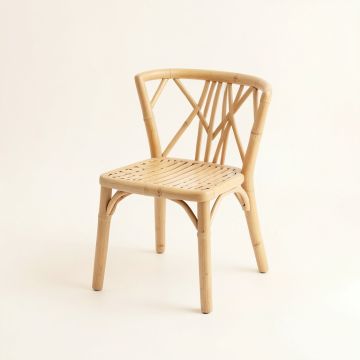 Holly Arc Small Chair - Beige (synthetic illustration; no displayed measurements)