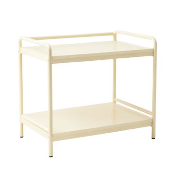 Holly Bluff Empty Countertop Canister Rack - Cream