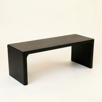 Hazel Brook Indoor Bench - Black (synthetic illustration; no displayed measurements)