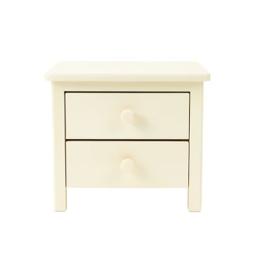 Maple Edge Nightstand - Ivory