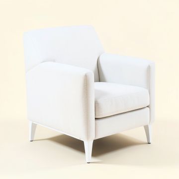 Hyram 28 '' Wide Wool Armchair (synthetic illustration; no displayed measurements)