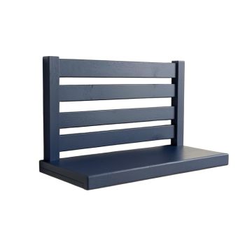 Laurel Branch Wall-Mounted Entryway Organizer Shelf - Navy