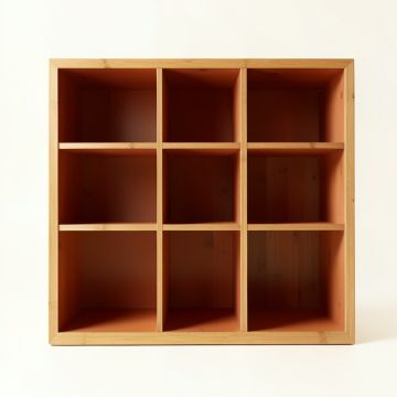 Brook Bend Empty Mug-Storage Cabinet Insert - Terracotta (synthetic illustration; no displayed measurements)