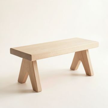 Moss Field Indoor Bench - Beige (synthetic illustration; no displayed measurements)