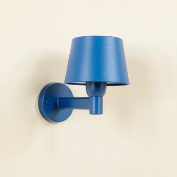 Pine Bend Wall Sconce Mounted On A Plain Wall - Blue (synthetic illustration; no displayed measurements)