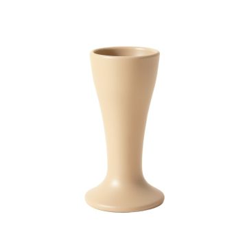 Oak Branch Empty Candle Holder - Beige