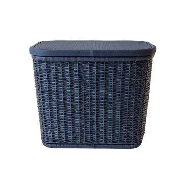 Moss Bluff Laundry Hamper - Navy (synthetic illustration; no displayed measurements)