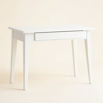 Ash Falls Writing Desk - White (synthetic illustration; no displayed measurements)