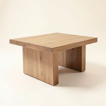 Wooden Coffee Table (synthetic illustration; no displayed measurements)