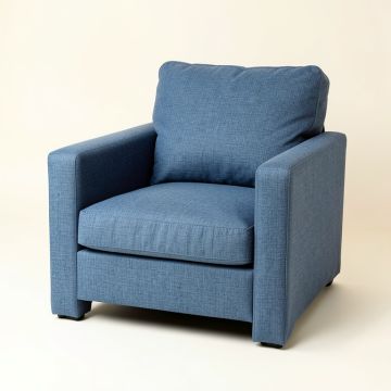 Stone Bend Upholstered Armchair - Blue (synthetic illustration; no displayed measurements)