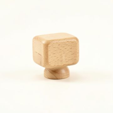 Maple Bridge Cabinet Knob Without Packaging - Beige (synthetic illustration; no displayed measurements)