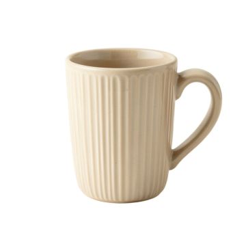 Willow Branch Ceramic Mug - Beige