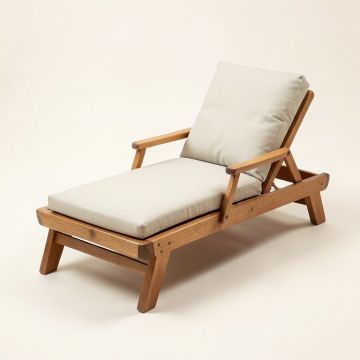 Nautical Reclining Chaise Lounge (synthetic illustration; no displayed measurements)
