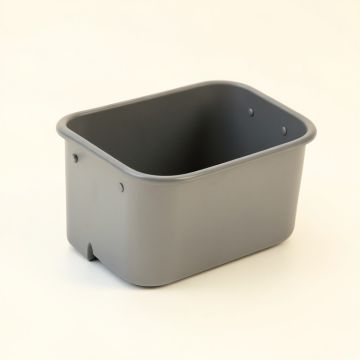 Briar Bend Empty Railing Planter With Integral Brackets - Gray (synthetic illustration; no displayed measurements)