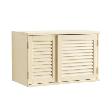Bay Brook Wall-Mounted Entry Cabinet - Cream