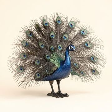Brass Peacock (synthetic illustration; no displayed measurements)