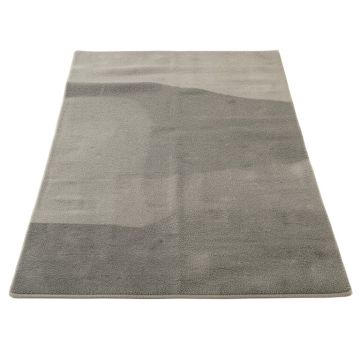 Moss Arc Rectangular Area Rug - Gray