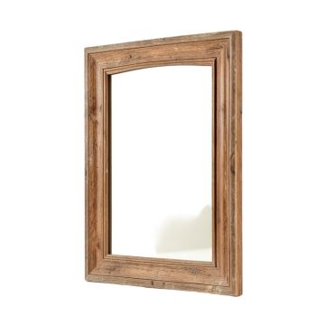 Woodwright Beveled Distressed Accent Mirror