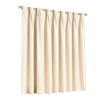 Sateen Solid Room Darkening Thermal Pinch Pleat Curtain Panels