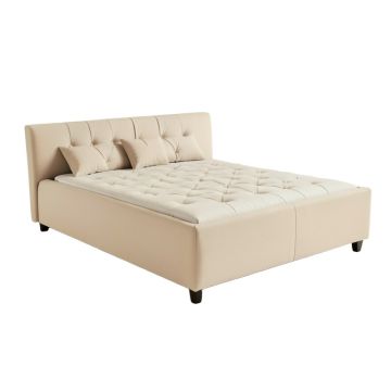 Petersfield Tufted Upholstered Low Profile Platform Bed