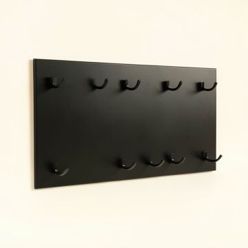 Meadow Bluff Empty Wall-Mounted Tool Organizer Panel - Black (synthetic illustration; no displayed measurements)