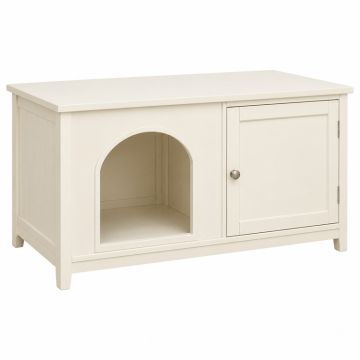 Spruce Falls Empty Furniture-Style Litter Enclosure - Cream